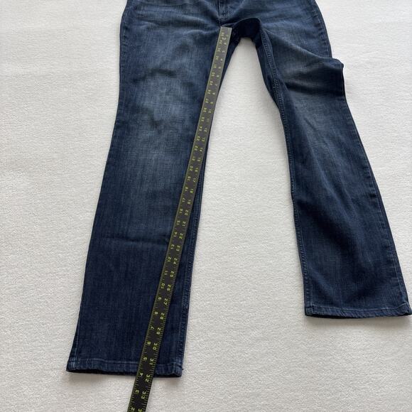 Wrangler Jeans Women Size 13/14 x 32 Straight Leg Western Rodeo Dark Wash Denim - Picture 9 of 12